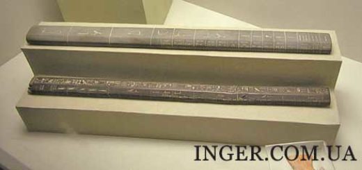 Древние линейки, что были обнаружены в гробнице Аперия в Саккаре